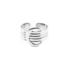 Bague-Large-Style-Ceinture-avec-Boucle-Acier-Argente