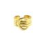Bague-Large-Style-Ceinture-avec-Boucle-Acier-Dore