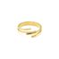 Bague-Anneau-avec-Multi-Branches-Acier-Dore