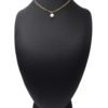 Collier-Chaine-Maillons-Acier-Dore-et-Pendentif-Perle-dEau-Douce