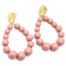 Boucles-dOreilles-Medaille-Acier-Dore-et-Goutte-Perles-Resine-Vieux-Rose