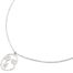 Collier-Fine-Chaine-Pendentif-Visage-Contour-Martele-Acier-Argente