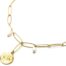 Collier-Chaine-Gros-Maillons-Medaille-Oeil-Acier-Dore-et-Perles-dEau-Douce