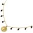 Collier-Fine-Chaine-avec-Soleil-Acier-Dore-et-Pierres-Noires