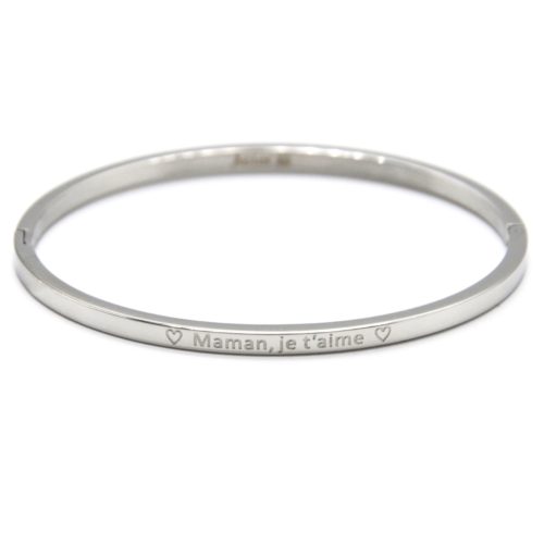 Bracelet-Jonc-Fin-Acier-Argente-avec-Message-Maman-je-taime