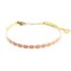 Bracelet-Jonc-Fin-Ovales-Email-Rose-Pale-et-Chaine-Acier-Dore