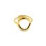 Bague-Anneau-avec-Cercle-Contour-Martele-Acier-Dore