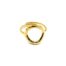 Bague-Anneau-avec-Cercle-Contour-Martele-Acier-Dore