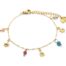 Bracelet-Chaine-avec-Pampilles-Soleils-Acier-Dore-et-Pierres-Multicolores