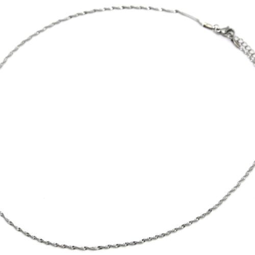 Collier-Fine-Chaine-Torsadee-Acier-Argente