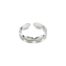 Bague-Anneau-Multi-Coquillages-Cauris-Acier-Argente