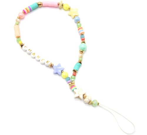 Petit-Cordon-Portable-Chance-avec-Etoiles-et-Perles-Multicolores