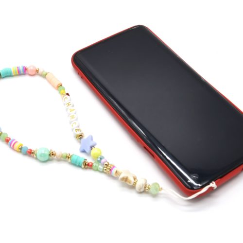 Petit-Cordon-Portable-Chance-avec-Etoiles-et-Perles-Multicolores