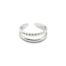 Bague-Double-Anneaux-Simple-et-Torsade-Acier-Argente