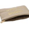 Trousse-Pochette-Coton-Taupe-Message-Amour-Toujours-Pompon-Dore