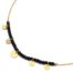 Collier-Fine-Chaine-avec-Pierres-Noires-et-Pampilles-Martelees-Acier-Dore