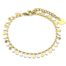 Bracelet-Chaine-avec-Multi-Pampilles-Acier-Dore-et-Email-Blanc