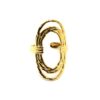 Bague-Anneau-avec-Multi-Ovales-Marteles-Acier-Dore