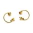 Boucles-dOreilles-Demi-Cercle-et-Epi-de-Ble-Acier-Dore