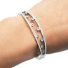 Bracelet-Jonc-Ajoure-avec-2-Rangees-et-Multi-Strass-Contour-Acier-Argente
