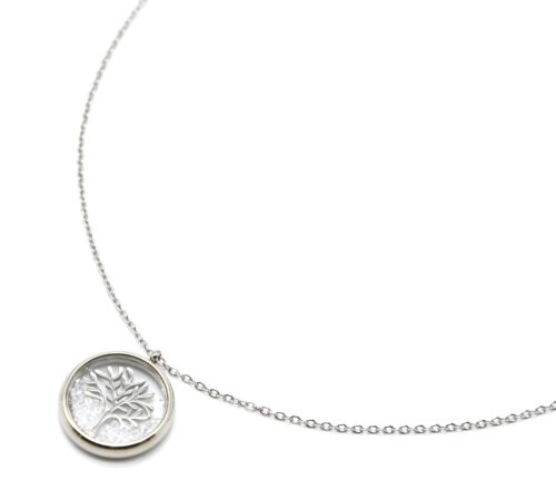 Collier-Fine-Chaine-Pendentif-Medaillon-Arbre-de-Vie-Acier-Argente-et-Cristaux