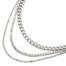 Collier-Triple-Chaines-avec-Maillons-et-Strass-Acier-Argente