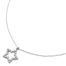 Collier-Fine-Chaine-Pendentif-Etoile-Contour-Billes-Acier-Argente