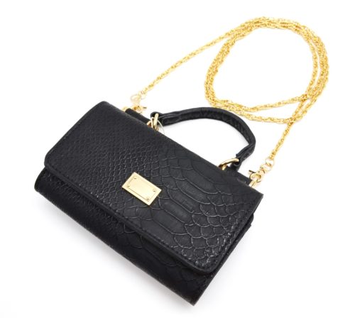 Sac-Pochette-Simili-Cuir-Effet-Croco-ou-Python-avec-Rabat-Anse-et-Chaine-Bandouliere