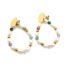 Boucles-dOreilles-Medaille-Acier-Dore-Goutte-Perles-dEau-Douce-et-Pierres-Multicolores