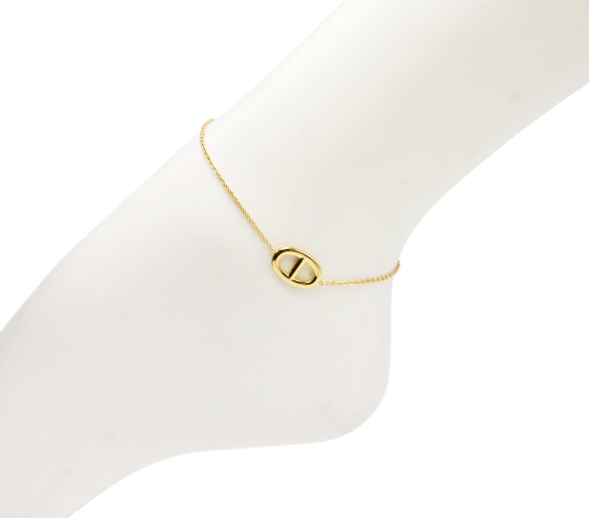 Fine-Chaine-Cheville-avec-Maillon-Barre-Contour-Acier-Dore