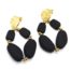 Boucles-dOreilles-Medaille-Acier-Dore-et-Goutte-Perles-Noir-Mat