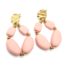 Boucles-dOreilles-Medaille-Acier-Dore-et-Goutte-Perles-Rose-Mat