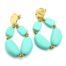 Boucles-dOreilles-Medaille-Acier-Dore-et-Goutte-Perles-Vert-Mint-Mat