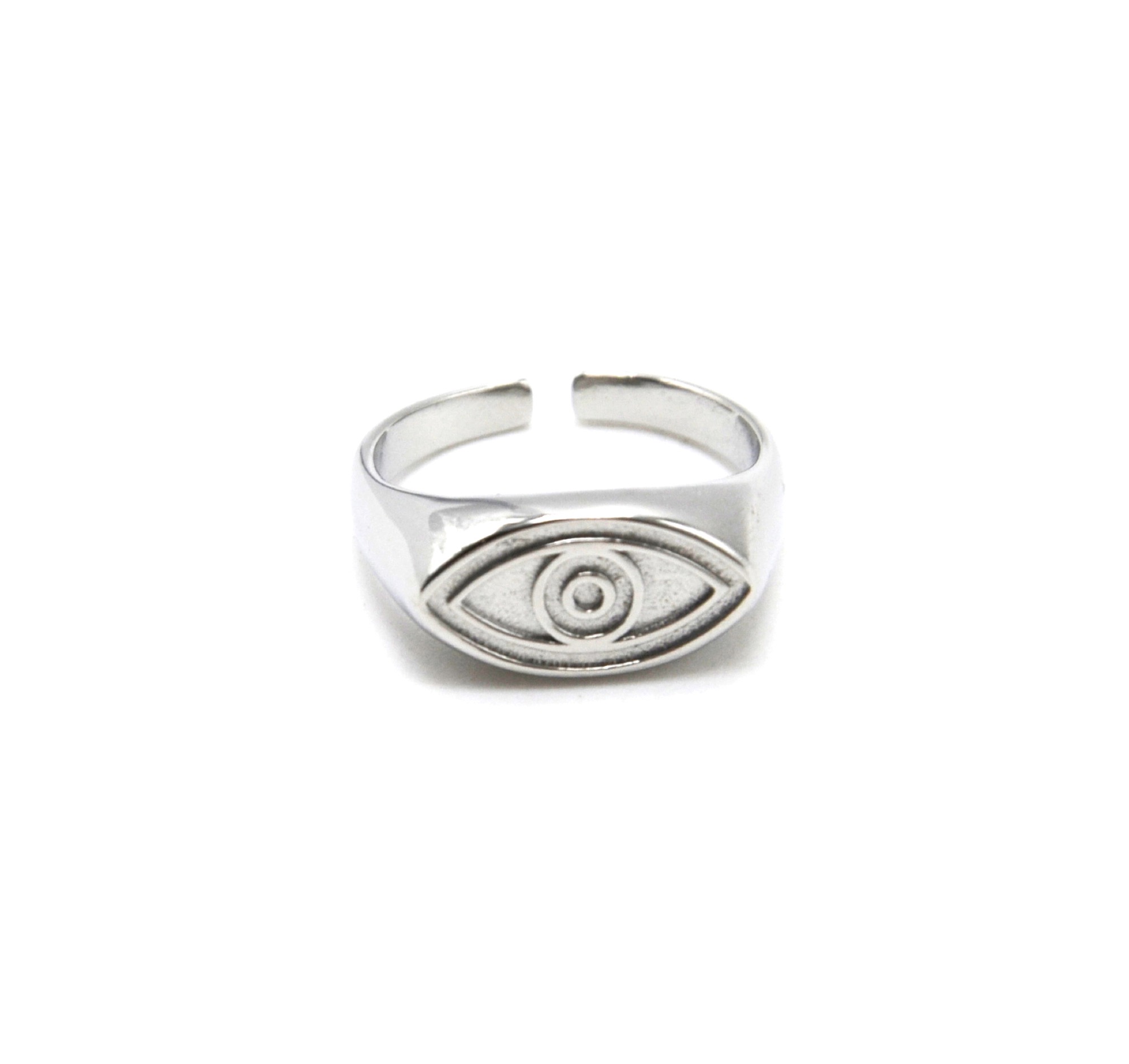 Bague avec oeil hotsell