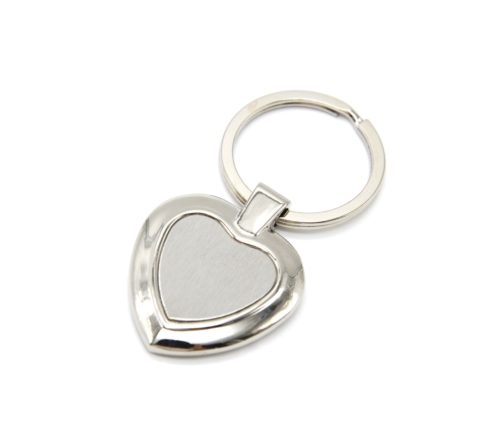 Porte-Cles-Bijou-de-Sac-Medaille-Coeur-Metal-Argente-a-Graver