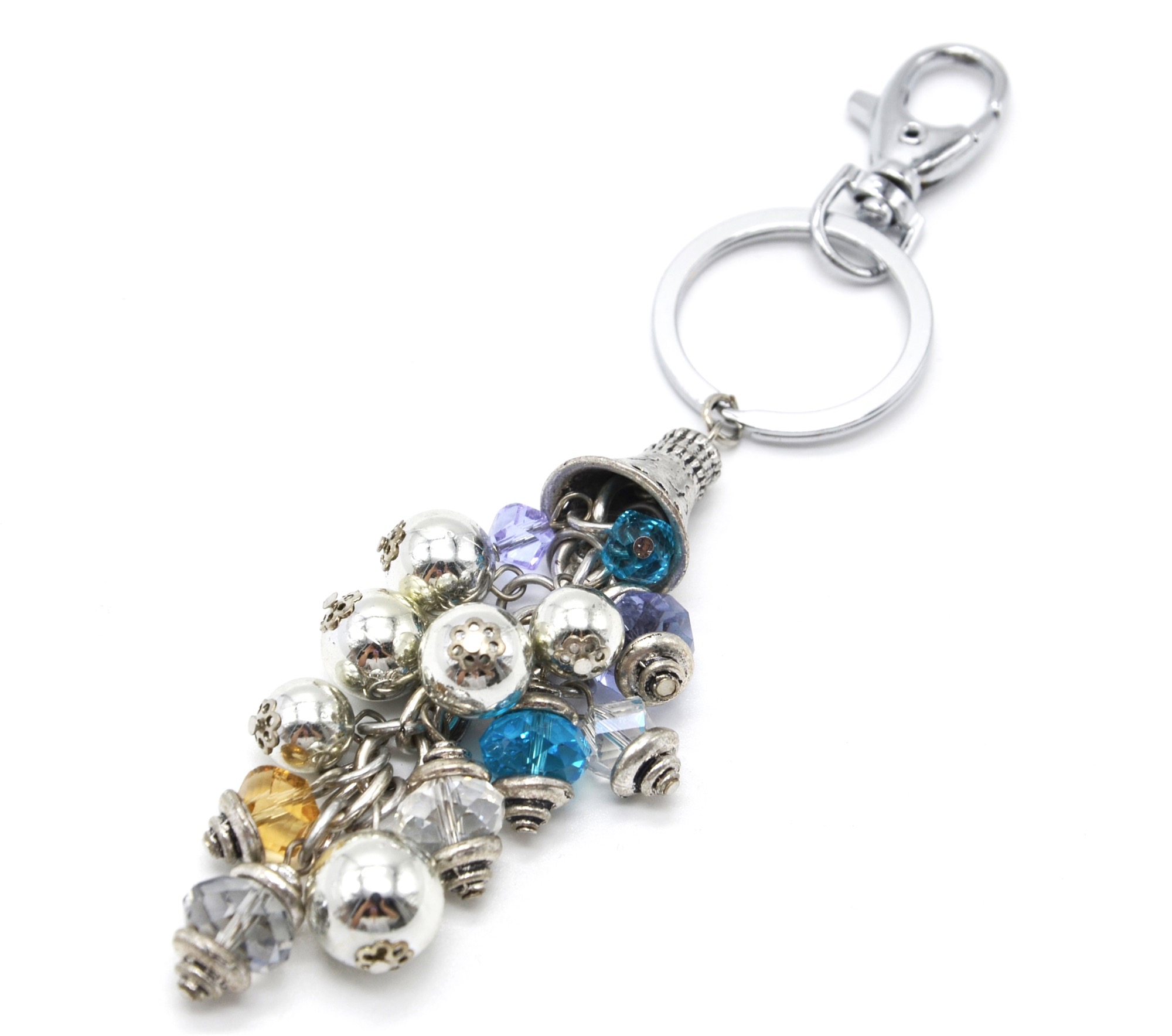 Porte clé solide oeuf en perles hama : bijoux-de-sac par perlodie