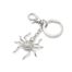 Porte-Cles-Bijou-de-Sac-Araignee-Metal-Argente-et-Strass