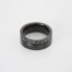 Bague-Anneau-Acier-Noir-et-Bande-Strass-Taille-18