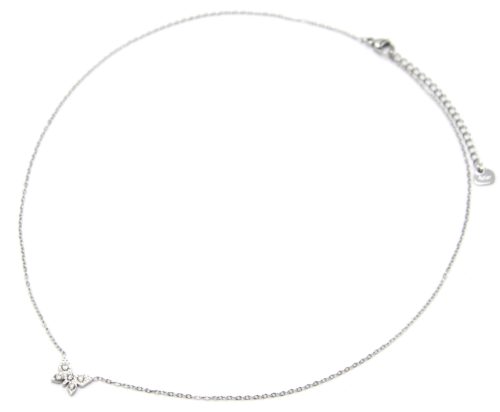 Collier-Fine-Chaine-Pendentif-Papillon-Acier-Argente-et-Strass