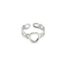 Bague-Anneau-Maillons-avec-Cercle-Contour-Acier-Argente