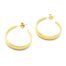 Boucles-dOreilles-Creoles-Moyennes-28mm-Uni-Acier-Dore