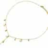 Collier-Chaine-Y-avec-Billes-Acier-Dore-et-Pierres-Blanches