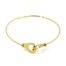 Bracelet-Jonc-avec-Menottes-Acier-Dore