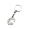 Porte-Cles-Bijou-de-Sac-Lettre-G-Metal-Argente-et-Strass