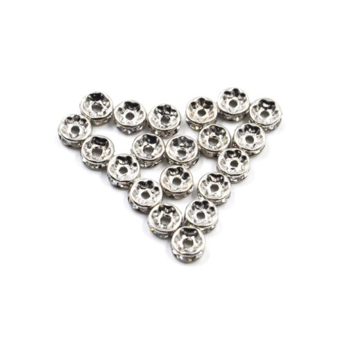 Perles-de-Separation-Metal-Serties-de-Strass-pour-Fabrication-Bijoux