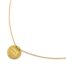 Collier-Pendentif-Medaille-Acier-Dore-avec-Message-Maman-en-Or