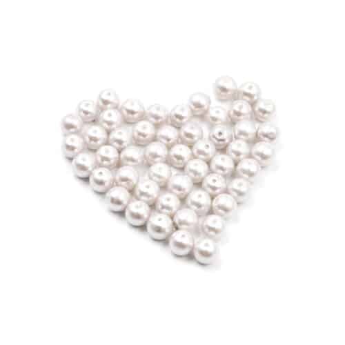 Perles-Nacre-et-Acrylique-8mm-a-Enfiler-Couleur-Blanc-Gris