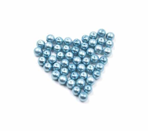 Perles-Nacre-et-Acrylique-8mm-a-Enfiler-Couleur-Bleu-Gris